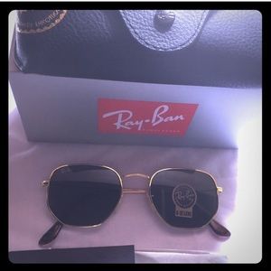 Ray Ban Hexagonal 51MM Sunglasses BNWT